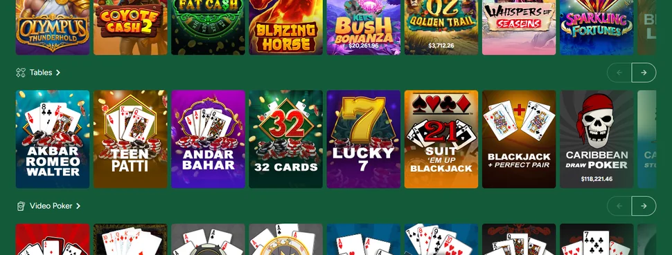 Join Fair Go table games